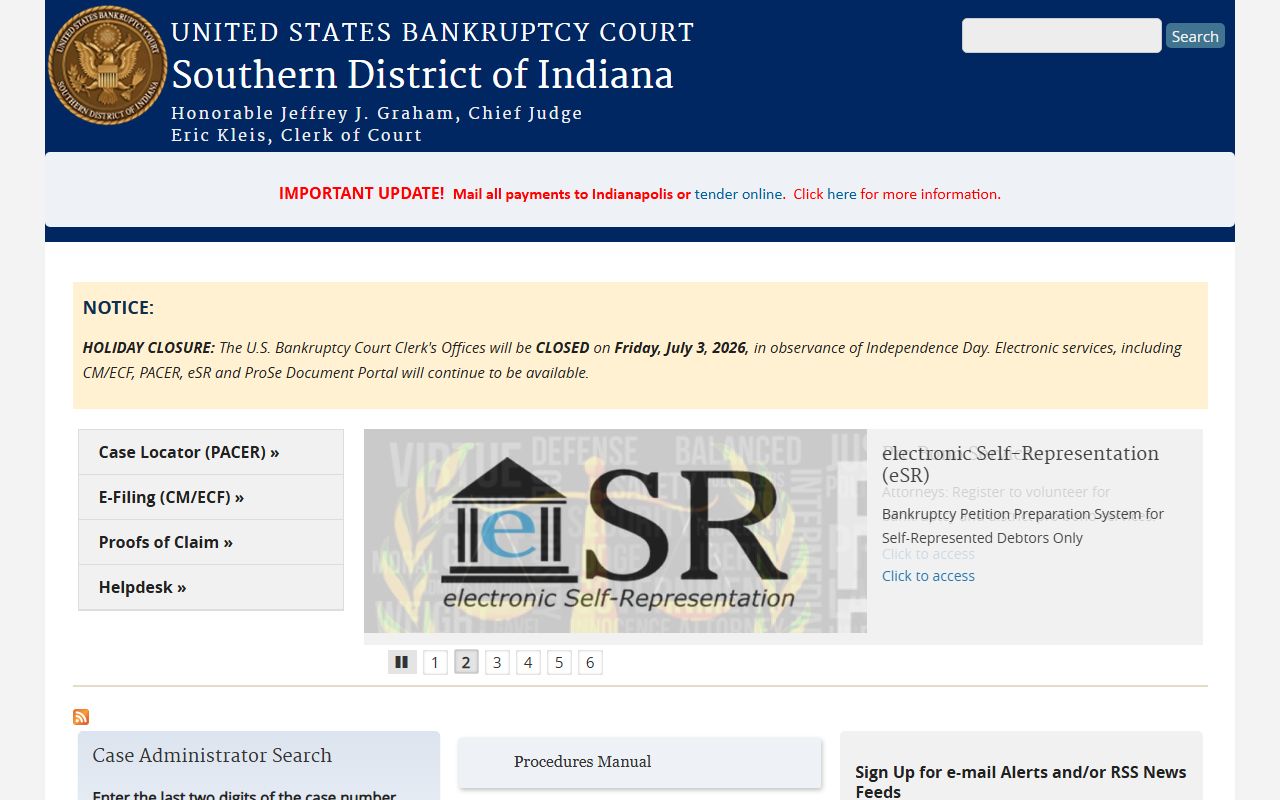 Ohio County Circuit Court records compared with Southern District bankruptcy court records