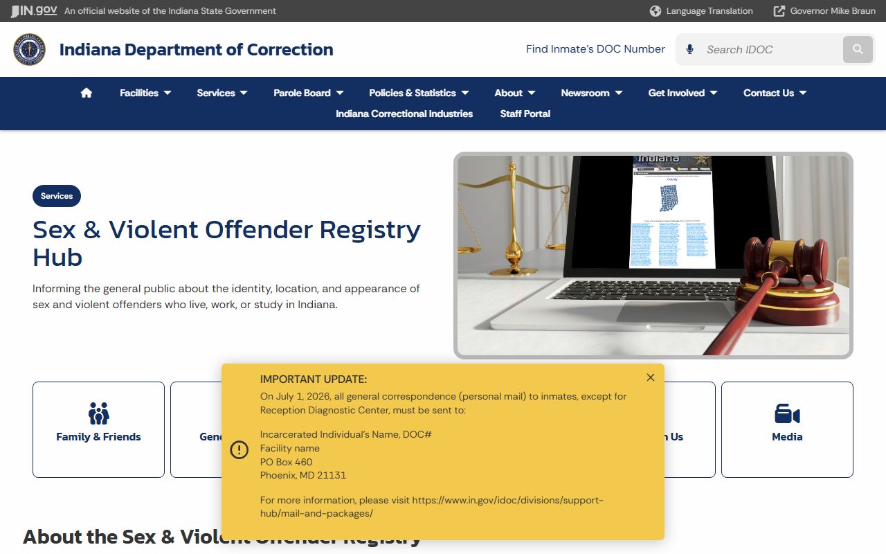 Ohio County probate records page with Indiana public record source image